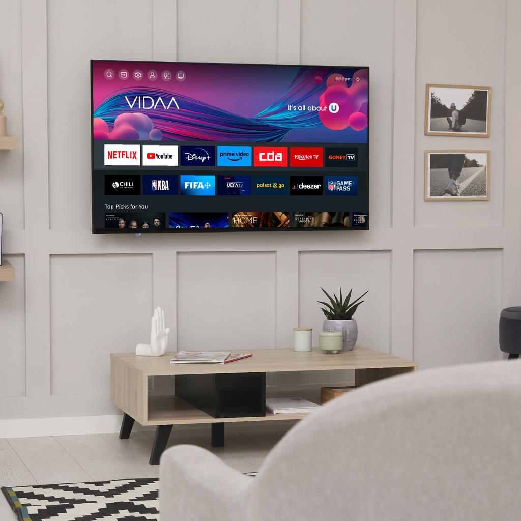 Kiano Elegance 43" 4K UHD Frameless Smart TV VIDAA