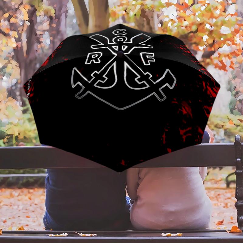 Flamengo Fashionable Automatic Opening/Closing Folding Umbrella. Portable and Foldable, Ideal for Gift, Travel, and Daily Use
