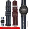 16-мм нейлоновый ремешок для Casio DW5600 GWM5610 GA110 GA2100 GA-700 Мужские наручные часы для активного отдыха Модифицированный металлический адаптер Аксессуары