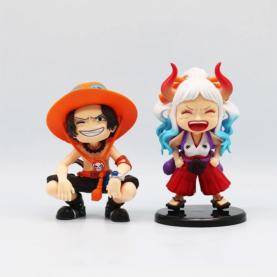 Новая Фигурка персонажа аниме игры One Piece Луффи Зоро Санджи Эйс Ямато Q-версия мультяшный персонаж игры фигурка детские дни рождения коллекционные игрушки