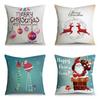 Christmas Themed Pillowcases Car Accessories Office Santa Claus Living Room Sofa Home Pillowcases