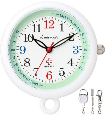 И легко можно заменить батарею Часы медсестры карманные часы Clock Colore 34 мм [Маленькая магия] [Официальный] [Большое чтение] [Вы сами] (colore34MI мятный)