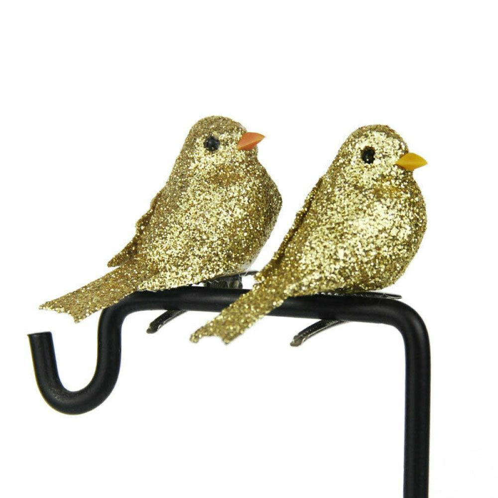 12шт мини-поддельные птицы искусственные птицы домашний декор рождественской елки