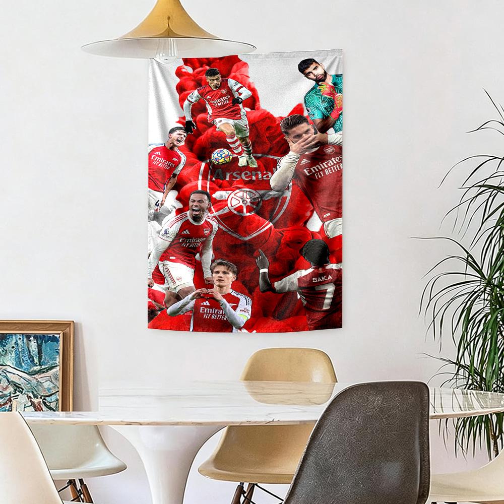Arsenal Wall Decor Tapestry Art For Pet Memorial Birthdaywedding Party Backdrop Family Gift