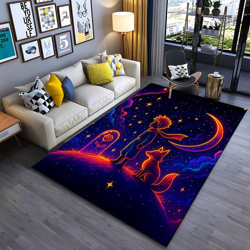 Magical Starry Night Carpet suitable as a non-slip mat for the living room or bedroom sofa