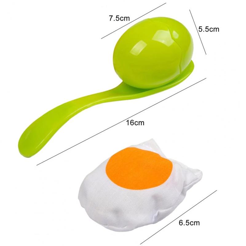 Egg And Spoon Race Game Kids Sensory Balance Toys Party Favors Outdoor Spielzeug Kinder Juegos Cumpleaños Niños Kinder Spiele