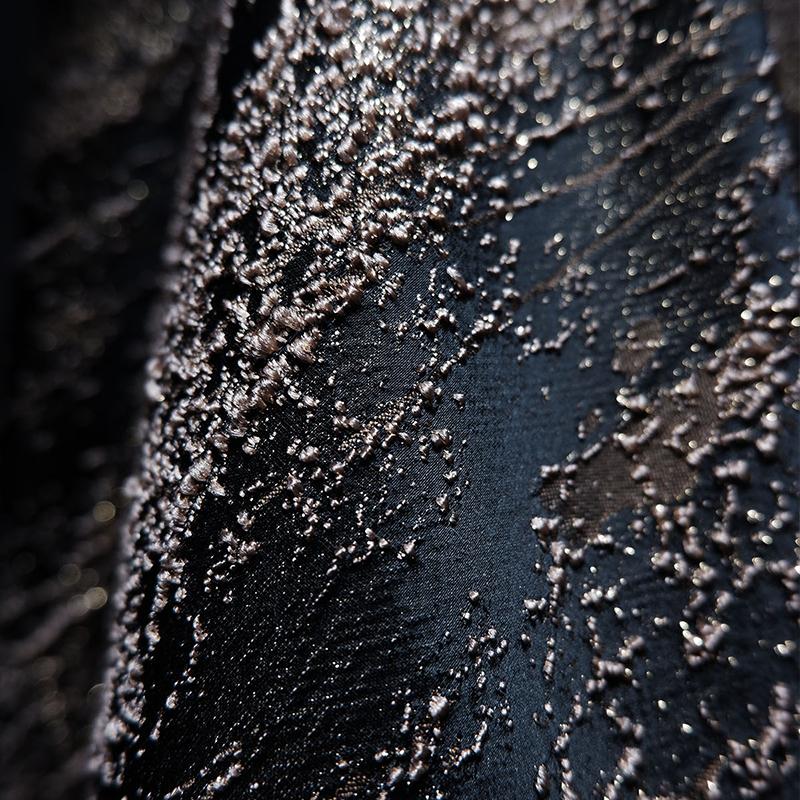 Абстрактный Неправильный 3D-узор из Частиц Жаккардовая Текстура Ткань DIY Модная Одежда Платье Пальто Уникальная Текстура Дизайнерская Ткань