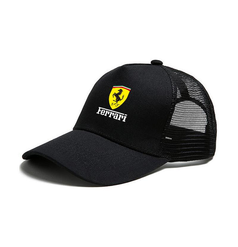 F1 Ferrari Breathable Net Hat Adjustable Baseball Cap Sun Hats For Ferrari F430 Stradale 360 458 488 599 612 F12 Charles Leclerc