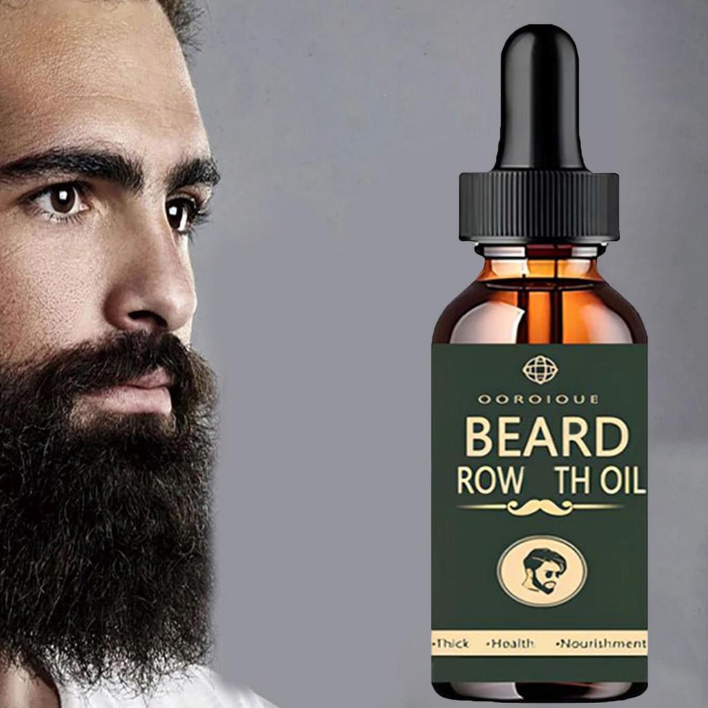 5ML/15ML/30ML/50ML/Fast Beard Growth Oil Beard Oil for Men Caffeine Natural Beard Growth Serum Promote Hair Regrowth Professional Keratin