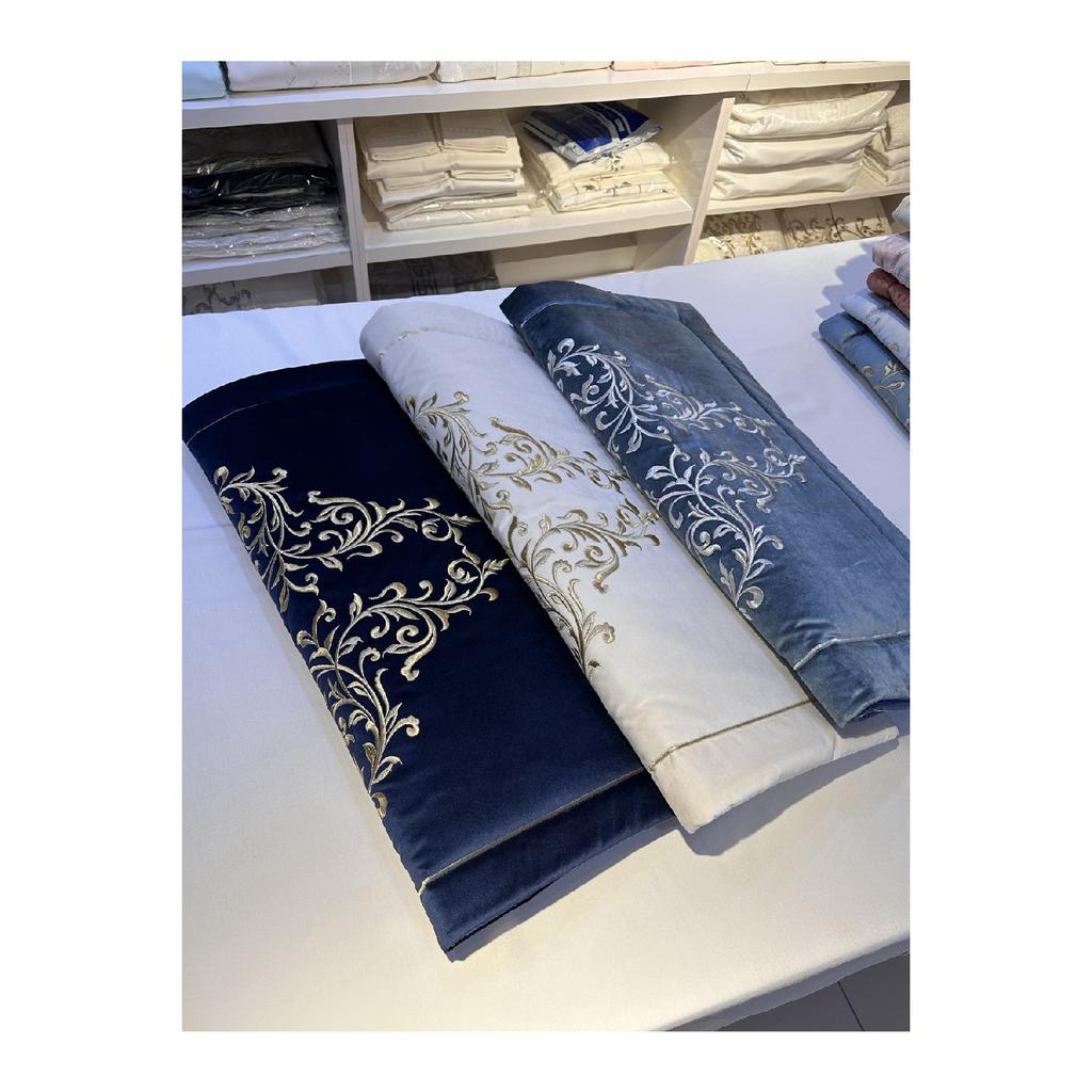 Prayer Rug, Mara Work Embroidered Fiber Silk Velvet Prayer Rug