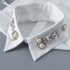 Glass Diamond Fake Collar Fashionable and Versatile Half Body Shirt Women's Fake Collar