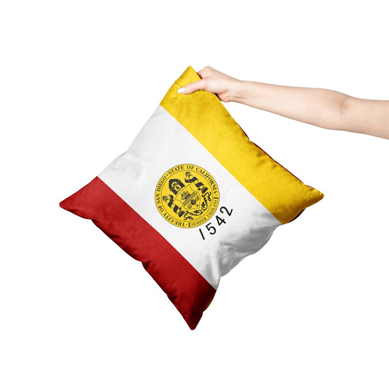 Aertemisi 18'' X 18'' San Diego California Square Throw Pillow Cushion Covers Cases Pillowcases For Sofa 45Cm X 45Cm