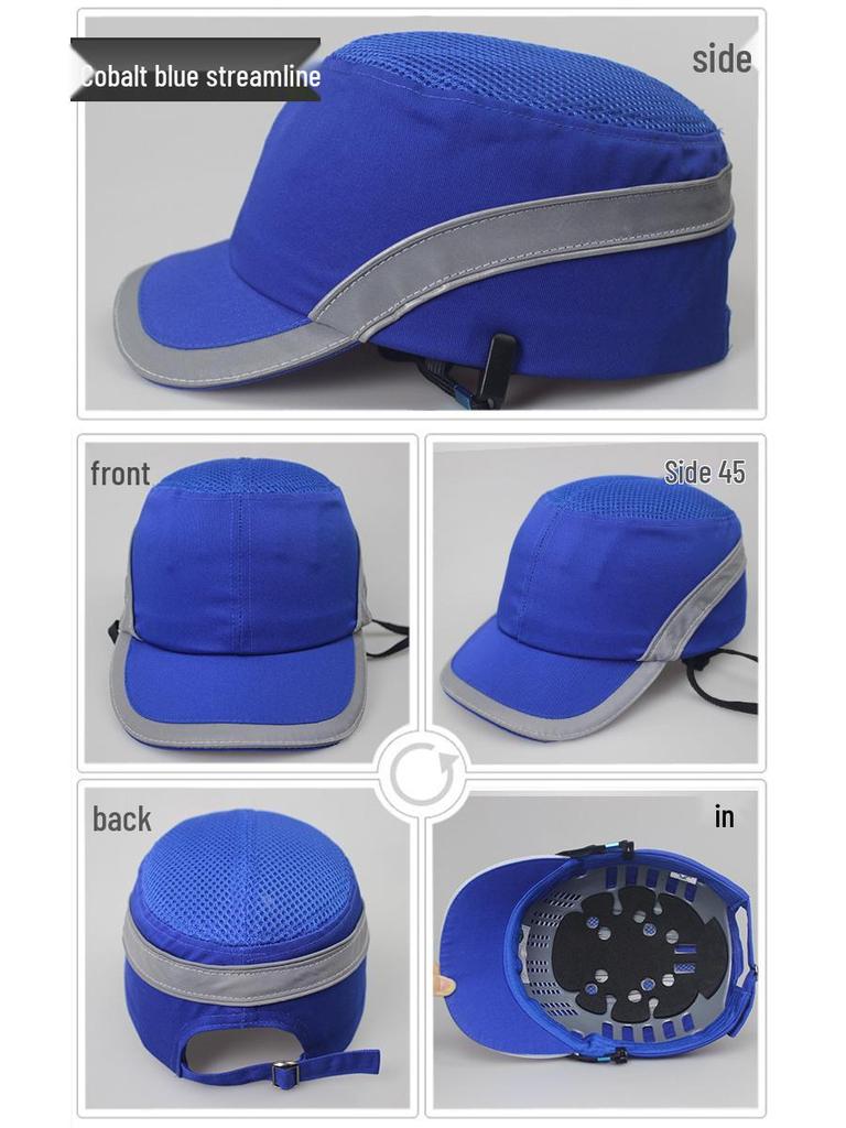 Breathable Lightweight Anti-Impact Baseball-Style Waterproof Safety Helmet Liner