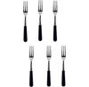 Set of 6 Alessi 40 Forks with 4 Tines (LCD02/2R4)