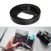 Upgraded Lens Hood ABS Lens Cover Reduce Unwanted Light Simple Installatioon Durable Designed for SEL30M35 & SEL20F28