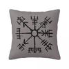 Viking Compass Vegvisir Square Pillowcase Cushion Cover Pillow Case Throw Pillow Cover for Home Bedroom Car