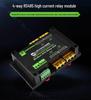 4-канальный модуль реле RS485 Modbus RTU с высоким током и защитой от перенапряжения