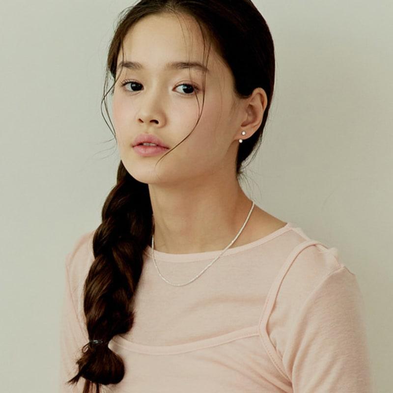 murmur [925silver]Cubic earjacket earrings