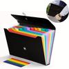 Multi-layer Exam Paper Organizer Expanding File Storage Holder Test Paper Storage Bag Stationery