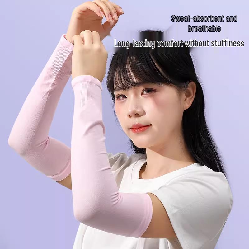 Ледяные рукава с защитой от УФ-лучей для мужчин и женщин - Тонкий стиль, велосипедные перчатки и налокотники