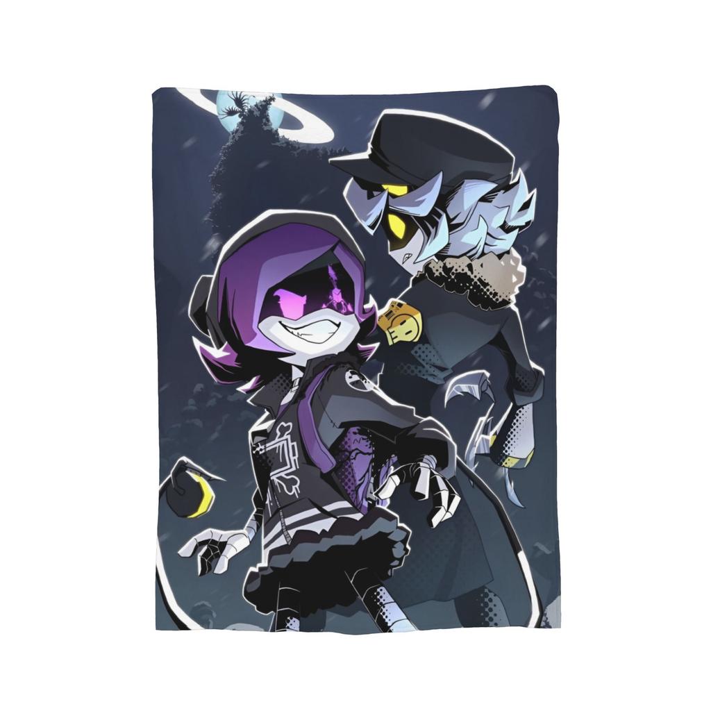 Murder Drones Blanket Flannel Textile Decor Multi-function Soft Throw Blankets for Home Couch Bedspreads