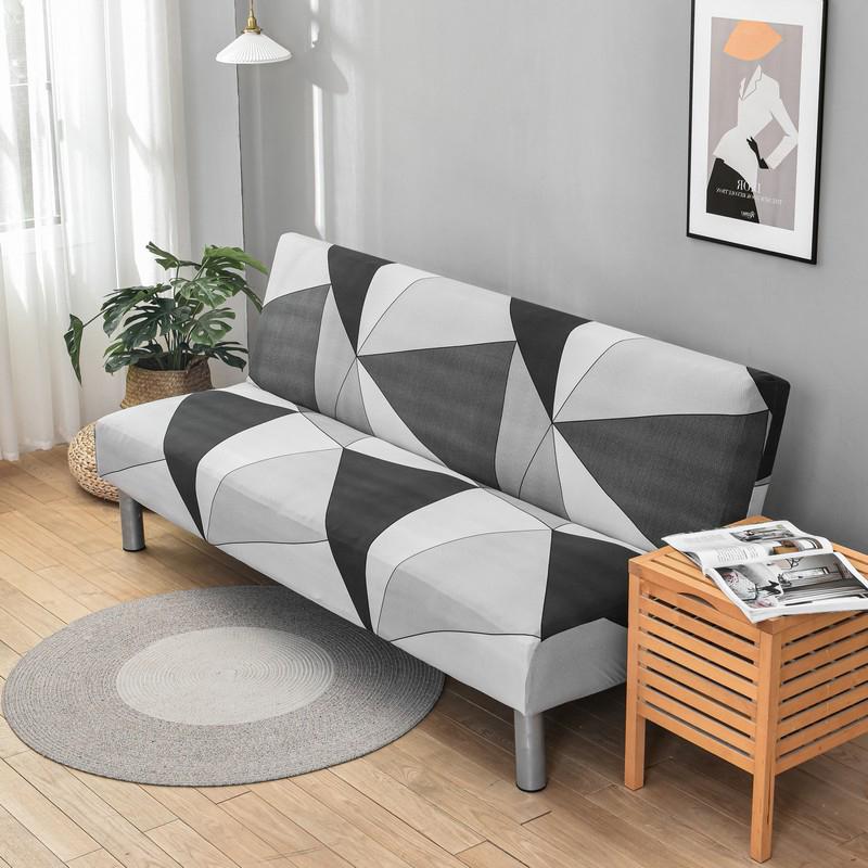 Чехол-футон для дивана без подлокотников, чехол для складного дивана, чехол для дивана, моющийся, защитный чехол для мебели для дивана без подлокотников
