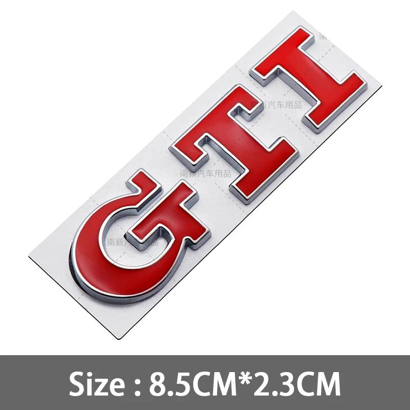 2026 Hot For Volkswagen VW 3D Metal GTI Grill Emblem Badge Rear Trunk Decal Car Sticker for Volkswagen VW Golf 5 6 7 8 MK2 MK3 M