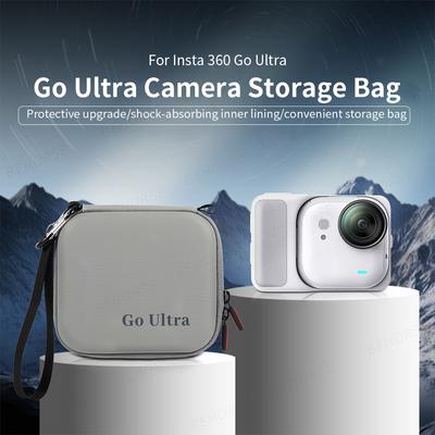 Мини-сумка для хранения для Insta360 GO Ultra, Чехол-переноска, Сумка, ПУ, Портативный дорожный бокс для аксессуаров камеры Insta360 GO Ultra