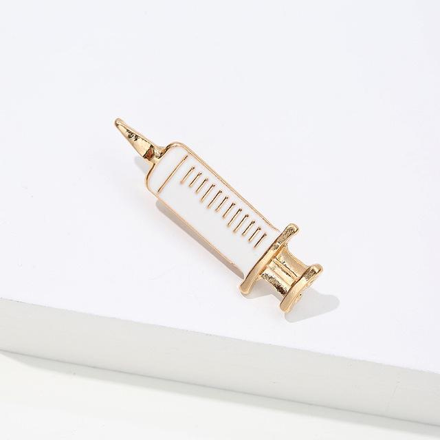 Креативные милые броши на медицинскую тему, изысканные эмалевые металлические броши для медсестры, врача, стетоскопа, значка на лацкан в форме машины скорой помощи