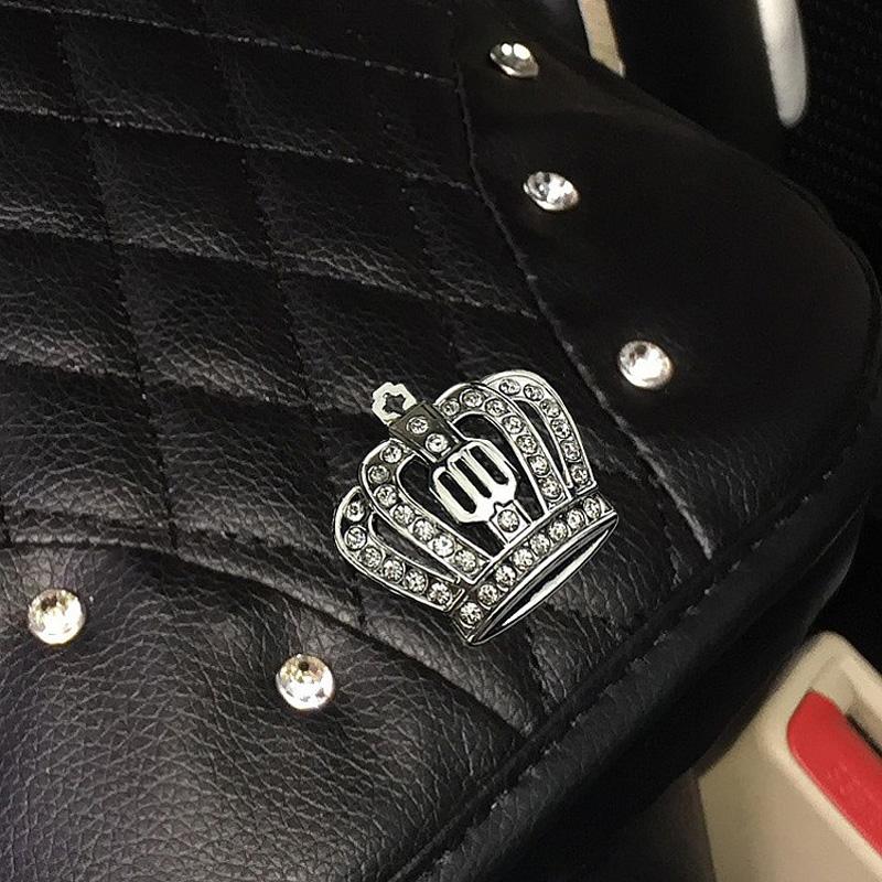 Diamond Crown Кожаный Подлокотник для Автомобиля Подушка Центральной Консоли Крышка Подлокотника Накладки Упорядочивание Универсальный Автомобильный Декор Интерьера