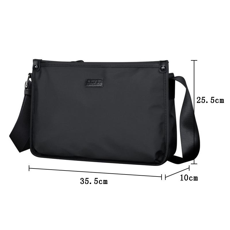 Baojiaxi Мужская водонепроницаемая сумка через плечо из ткани Оксфорд - повседневный рюкзак и сумка-мессенджер 