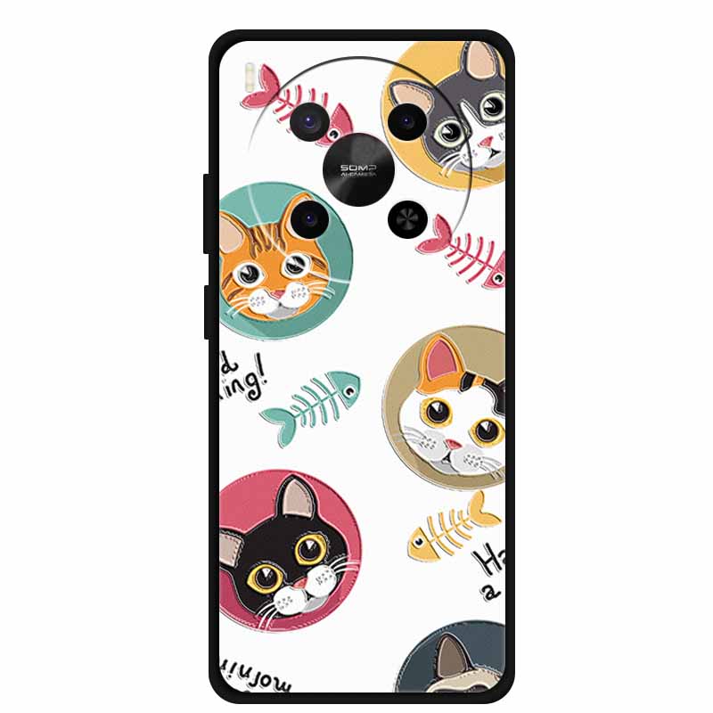 For ZTE Blade V70 Max Case 3D Blossom Emboss Soft Silicone Phone Cover for Nubia V70 Max Cases Relief Flower Shell New V 70 Max