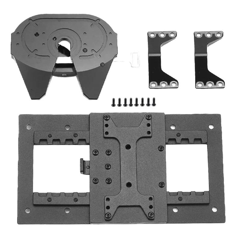 1/14 RC Metal Grinding Disc Base Movable Fifth Wheel for Tamiya RC Truck SCANIA 770S R620 VOLVO FH16 56360 ACTROS MAN TGS Car