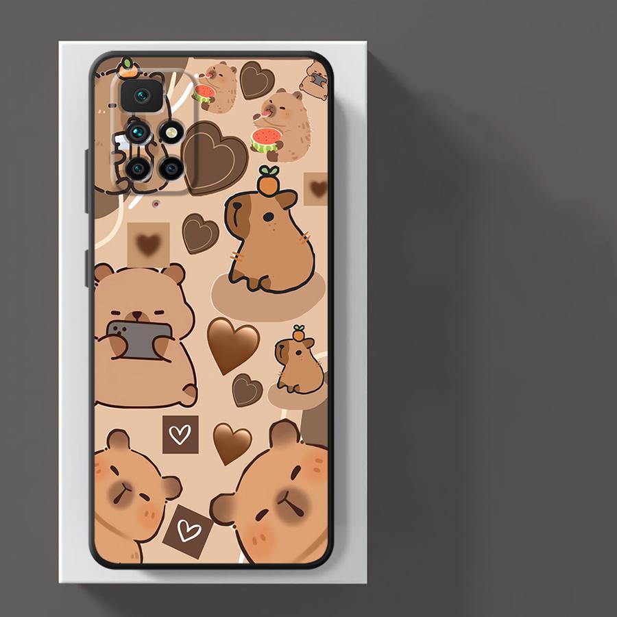 Чехол для Xiaomi Redmi 9 A4 A3 A5 12C K40 K80 Pro 13C 14C 10 A1 A2 Plus Funda Чехол для телефона Милая капибара