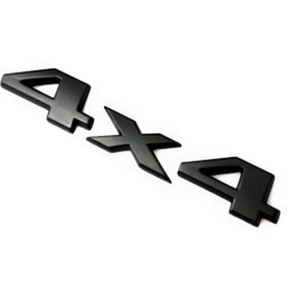AUTCOAT 1Pcs 3D 4x4 Four Wheel Drive Car Sticker Logo Emblem Badge Decals Car Styling Accessories