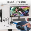 HDMI 3 Выхода AV для Добавления HDMI Портов для Решения Проблемы Нехватки HDMI Портов 3D Аудио Совместимо с Fire TV 2.0 Переключатель, Входы/1 Разветвитель, Селектор 4K@60Hz,