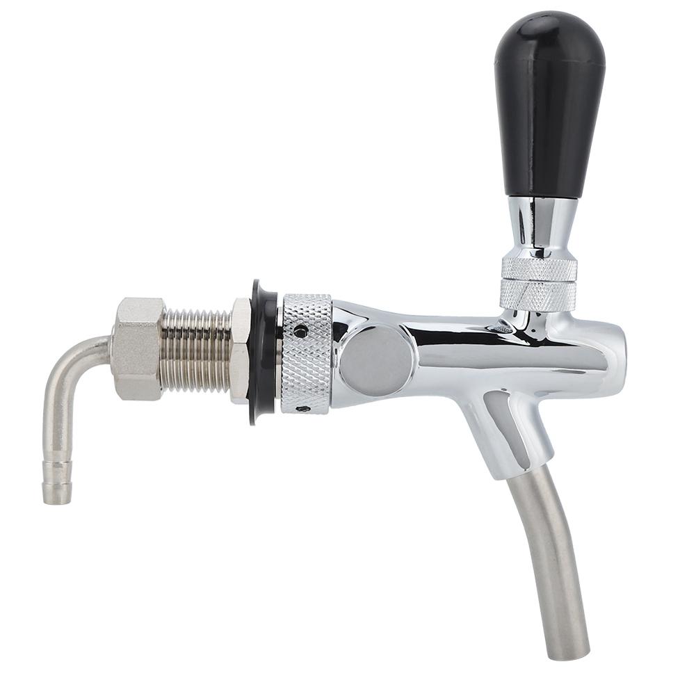 G5/8in резьба хромированная латунь нержавеющая сталь регулируемый пивной кран аксессуары для пивных кег