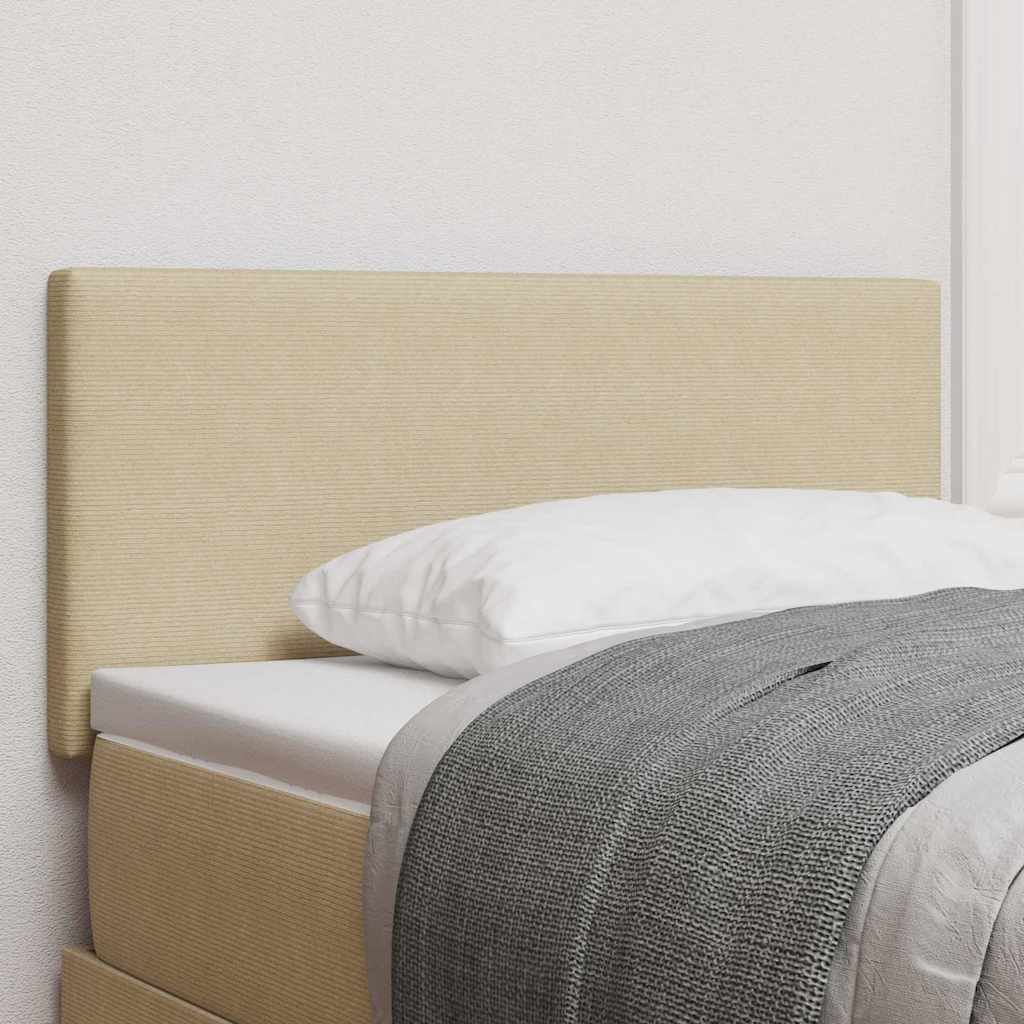 Headboard Light Green Gray 80 cm Cord Fabric