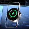 15W Car Mount Magnetic Wireless Charging Mobile Phone Holder For IPhone15 14 Android Universal Vacuum Adsorption Stable Bracket