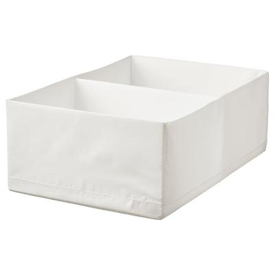 Коробка белая с отделениями, STUK Box with Compartments White (34 x 51 x 18 cm),