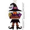 Halloween Pumpkin Witch Bat Skeleton Hanging Ornament Front Party Door Hanging Props Background Decoration Halloween Party Decor