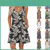 Vneck Jumpsuit Womens Sleeveless Printed Spring And Summer Casual Jumpsuit Shorts