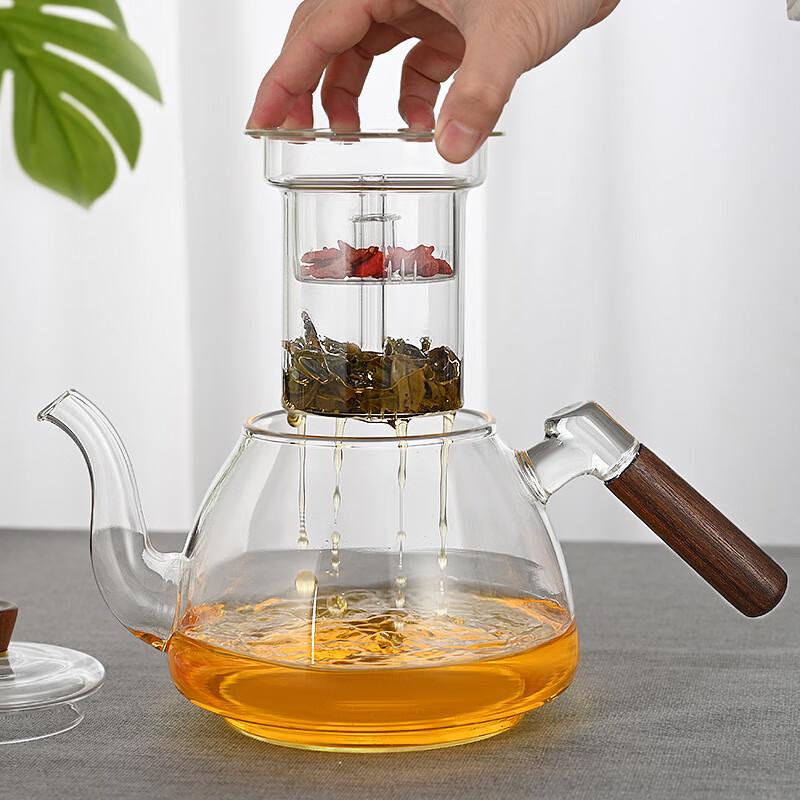 Shangqi Dual-Use Glass Teapot for Stove-Side Tea