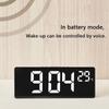 Temperature Calendar Number Clock Backlight Electronic Clock Large Number Alarm Clock LED Digital