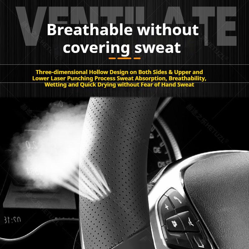 Carbon fiber Car Steering Wheel Cover for Citroen C4X C5X C5Aircross e-Berlingo C4 Cactus 2022 2023 2024 Auto Interior Accessory aoq123