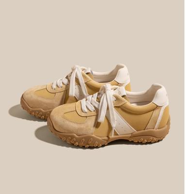 Модная повседневная обувь для женщин лоферы белые кроссовки с круглым носком обувь на платформе женские слипоны на шнуровке модные женские кроссовки женская обувь