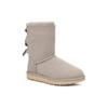 UGG Bailey Bow Ii Sheepskin Warm Bow Mid Calf Snow Boots Women Boots Goat-Brown 1016225-GOA