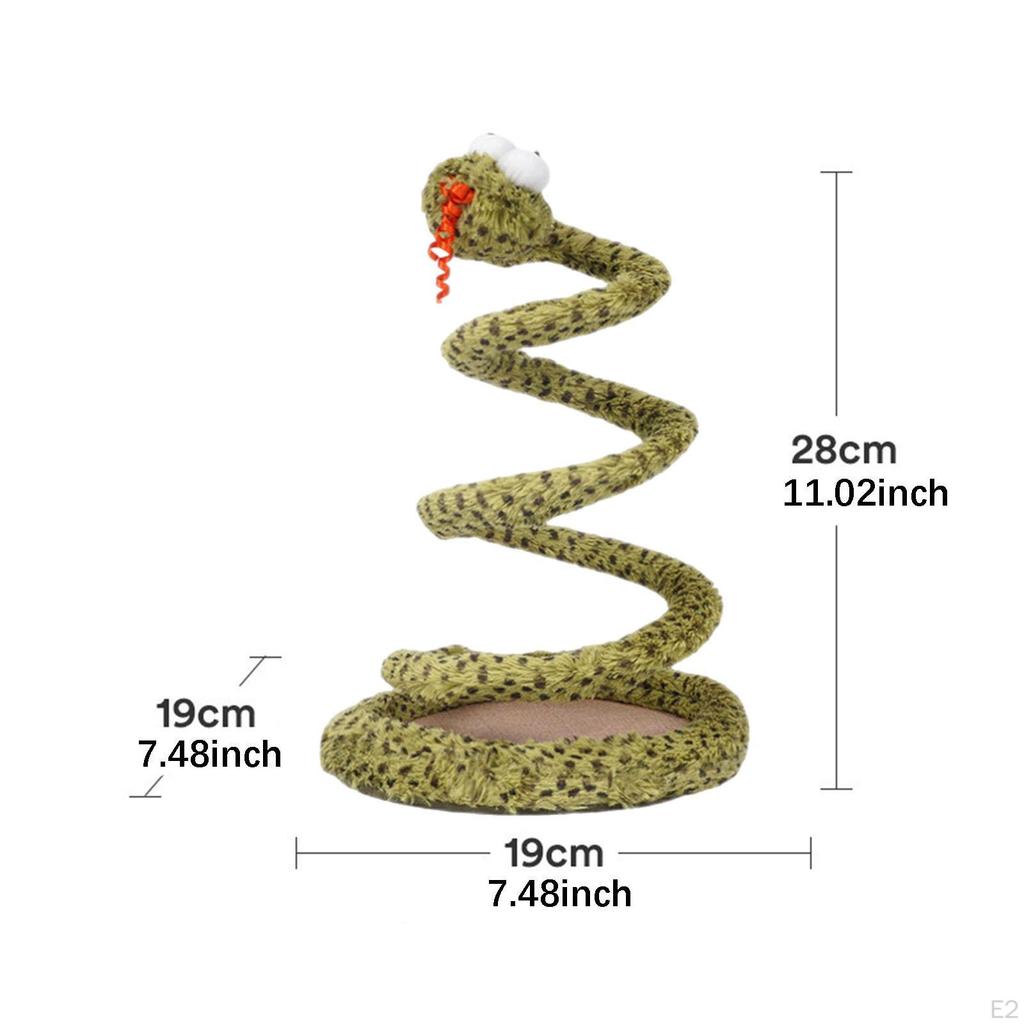 Cat Spiral Snake Toy Pet Coil Action Toys Creative Activity Swatting, Biting, Kitten