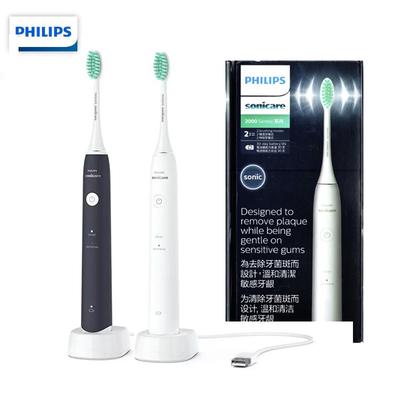 HX2431 Электрическая зубная щетка PHILIPS Электрическая зубная щетка для взрослых Зубная щетка с звуковой волной и вибрацией Clean Power Brush 2 режима Бережная чистка Белый