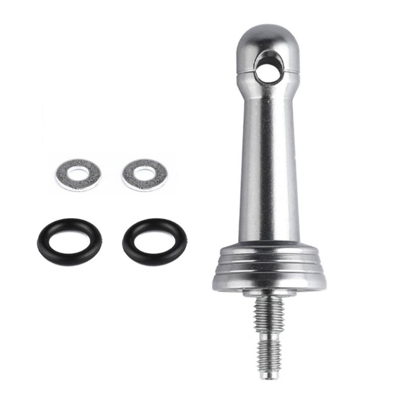 Fishing Reel Balancers Reel Stand Equipped with Gasket and Rubber Rings Aluminum Fishing Wheel Balance Rod